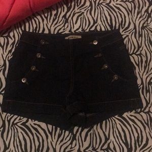 High waisted shorts